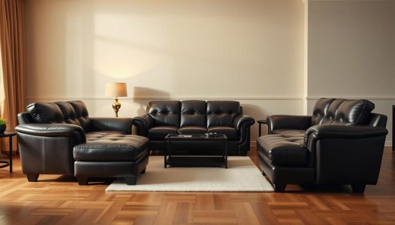 Meble skórzane do salonu