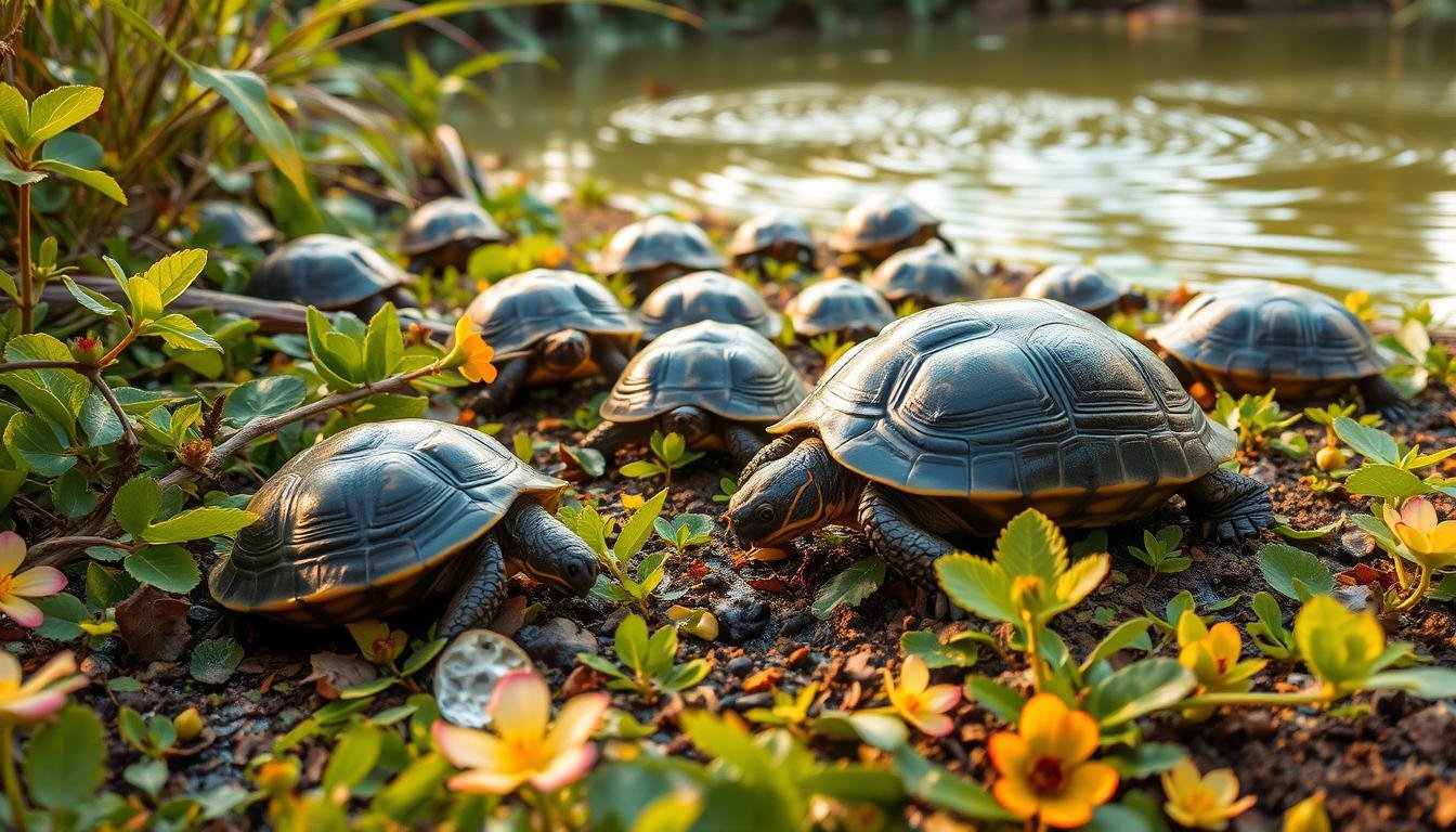 Żywy pokarm dla żółwia